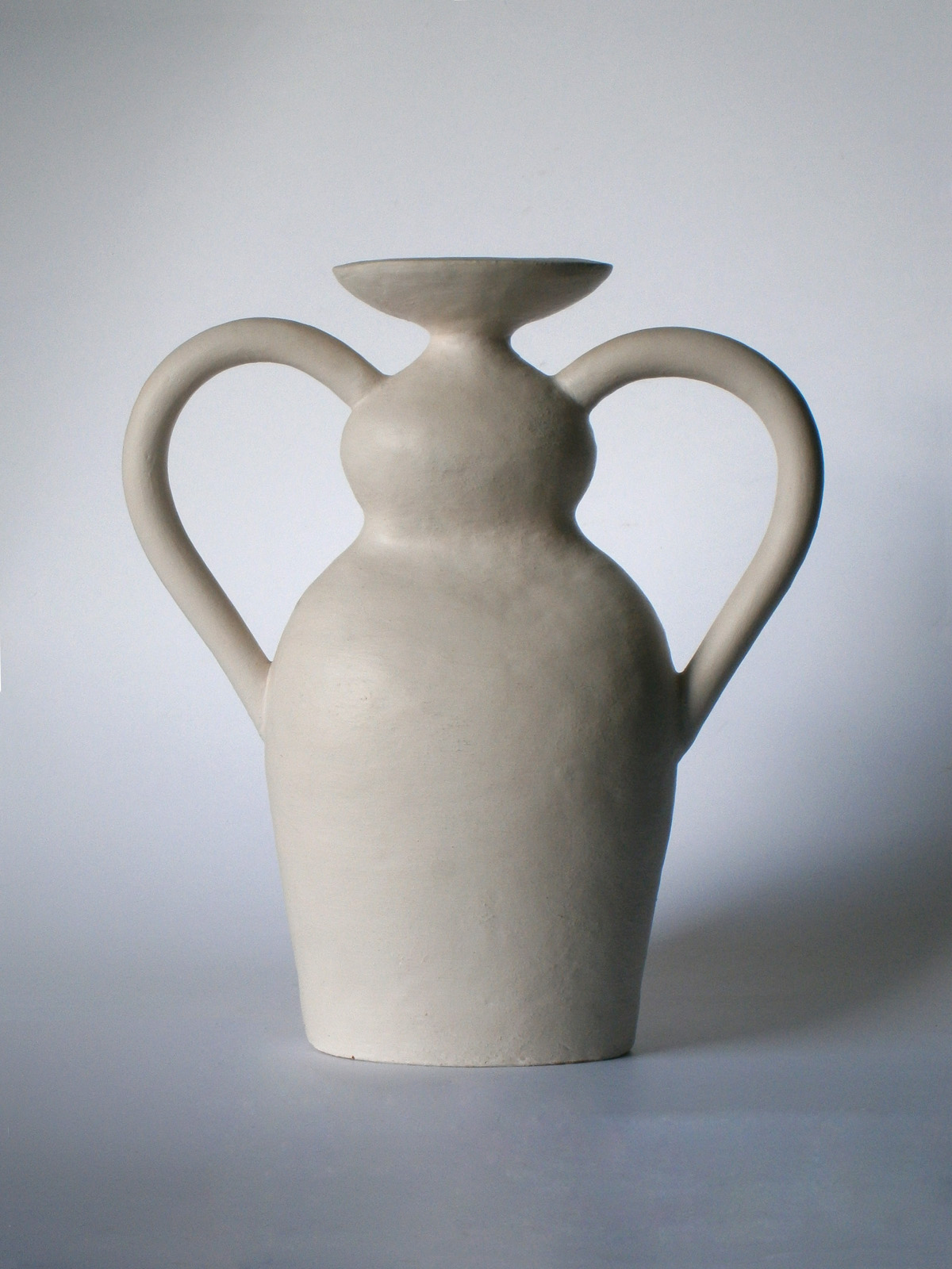 Vaso Sirena - earthenware and terra sigillata, 2001