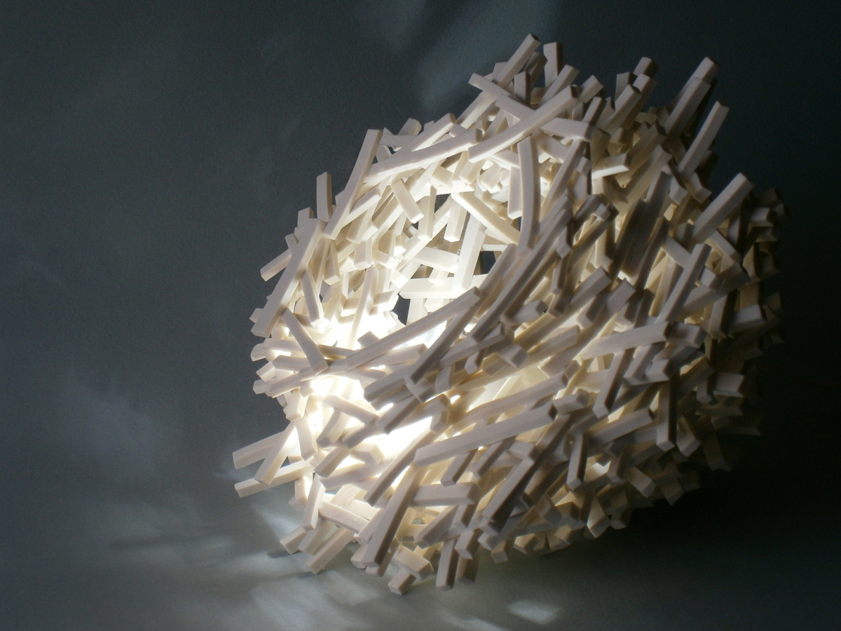 Nest - porcelain biscuit, 2015 